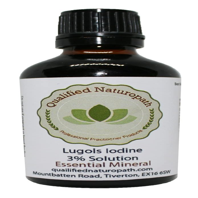 Lugols Iodine Solution 3% - 50ml - with Dripper/Dropper Top