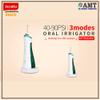 Decakila Oral Irrigator 40-90 PSI Vibration Reminder Adjustable Water Pressure High Frequency Pulse Three Working Modes (Normal, Soft, Pulse) White view 2