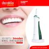 Decakila Oral Irrigator 40-90 PSI Vibration Reminder Adjustable Water Pressure High Frequency Pulse Three Working Modes (Normal, Soft, Pulse) White view 3