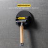 DELUXXOO High Quality Razor Holder Black Silicone Self-Adhesive as Bathroom Organiser and Decoration | Razor Holder | No Drilling | Extra Strong Hold view 2