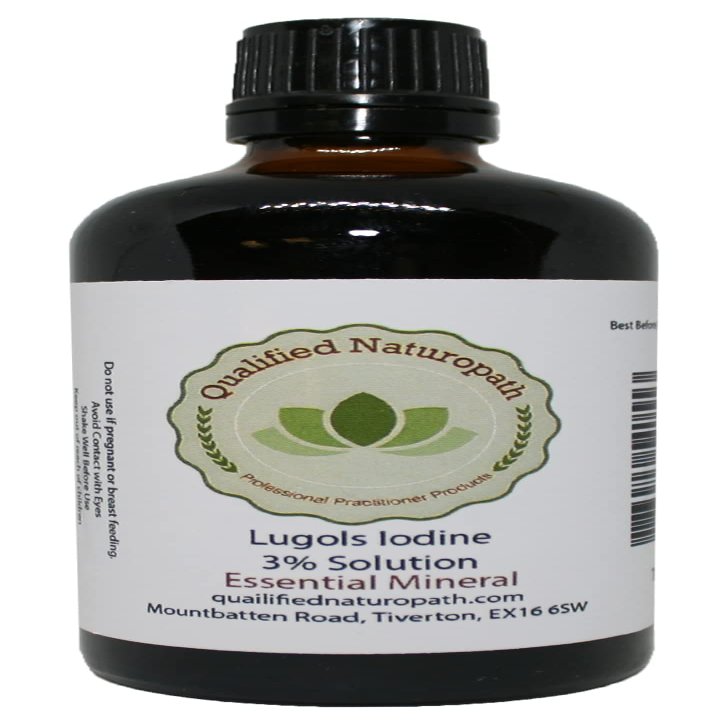 Lugols Iodine Solution 3% - 100ml - with Dripper/Dropper Top