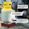 Electronic Refrigerant Scale, 220lb/100kg Refrigerant Charging Scale, High Precision HVAC Digital Weight Recovery for HVAC, Suitable for R32 and R454B filling and recovery, AUTO AC(ACS-100A) view 3