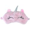 1 Pcs Eye Mask for Sleeping, Funny Blindfold, Soft Silk Plush Sleep Eye Mask for Girls, Women, Men, Kids (Pink Unicorn) view 1