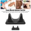 2pcs Psoas Massager, Psoas Muscle Release, Psoas, Glute, Back and Neck Deep Tissue Massage Release Tool, Relaxing Massager (Black) view 3