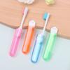 VOANZO 4pcs Travel Toothbrush Folding Toothbrush with Toothbrush Box soft Individually Wrapped Toothbrush for Travel Camping School Home view 3