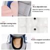 ADITAM Adjustable Neck Brace Inflatable Cervical Neck Traction Stretcher Massager Comfortable Traction Equipment for The Elderly and Cervical Spondylosis 10.17 Double the comfort view 2