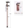 Lightweight Walking Cane For Seniors, Men And Women - Adjustable, Best Cane For Better Balance And Posture, Mobility And Hiking (Color : Red) view 2