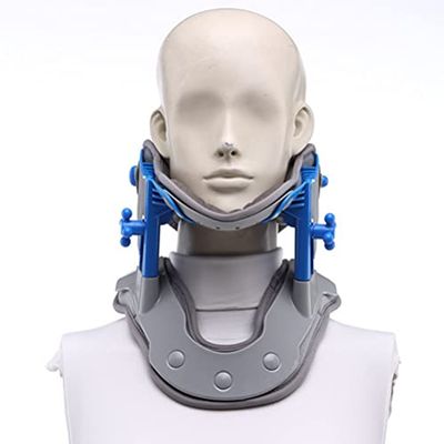 ADITAM Cervical Neck Brace Collar- Breathable Neck Brace Cervical Traction,Neck Support & Neck Treatment for Home Use,Alignment Massager for Neck Pain Relief. Double the comfort