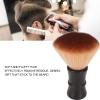 Men Beard Brush Soft Nylon Hair Wooden Handle Beard Grooming Brush Comfortable Beard Grooming Barber Tool Face Brush for Salon Home Boyfriend (Black) view 4