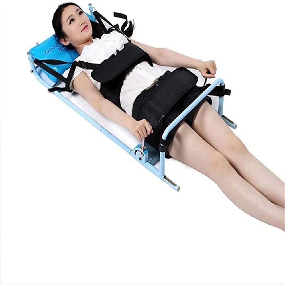 ADITAM Back Lumbar Traction Device for Bed, Spine Traction Bed Cervical Spine Lumbar Home Use Cervical Spine Extension Stretcher Device Improve Spine Posture Corrector Double the comfort