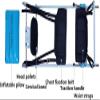 ADITAM Back Lumbar Traction Device for Bed, Spine Traction Bed Cervical Spine Lumbar Home Use Cervical Spine Extension Stretcher Device Improve Spine Posture Corrector Double the comfort view 2