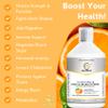 CALIGOLD Health Super Ultra Multivitamins and Minerals - Super Liquid Vitamins Boost Includes Super Greens & Amino Acids in Orange Flavour Daily Supplement view 3