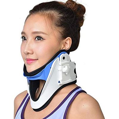 ADITAM Medical Cervical Vertebra Tractor Neck Support Brace Traction Treatment for Neck Pain Spondylosis Correct Posture Cervical Collar Spine Stretch Corrector Neck Spine Fixation. Double the comfort