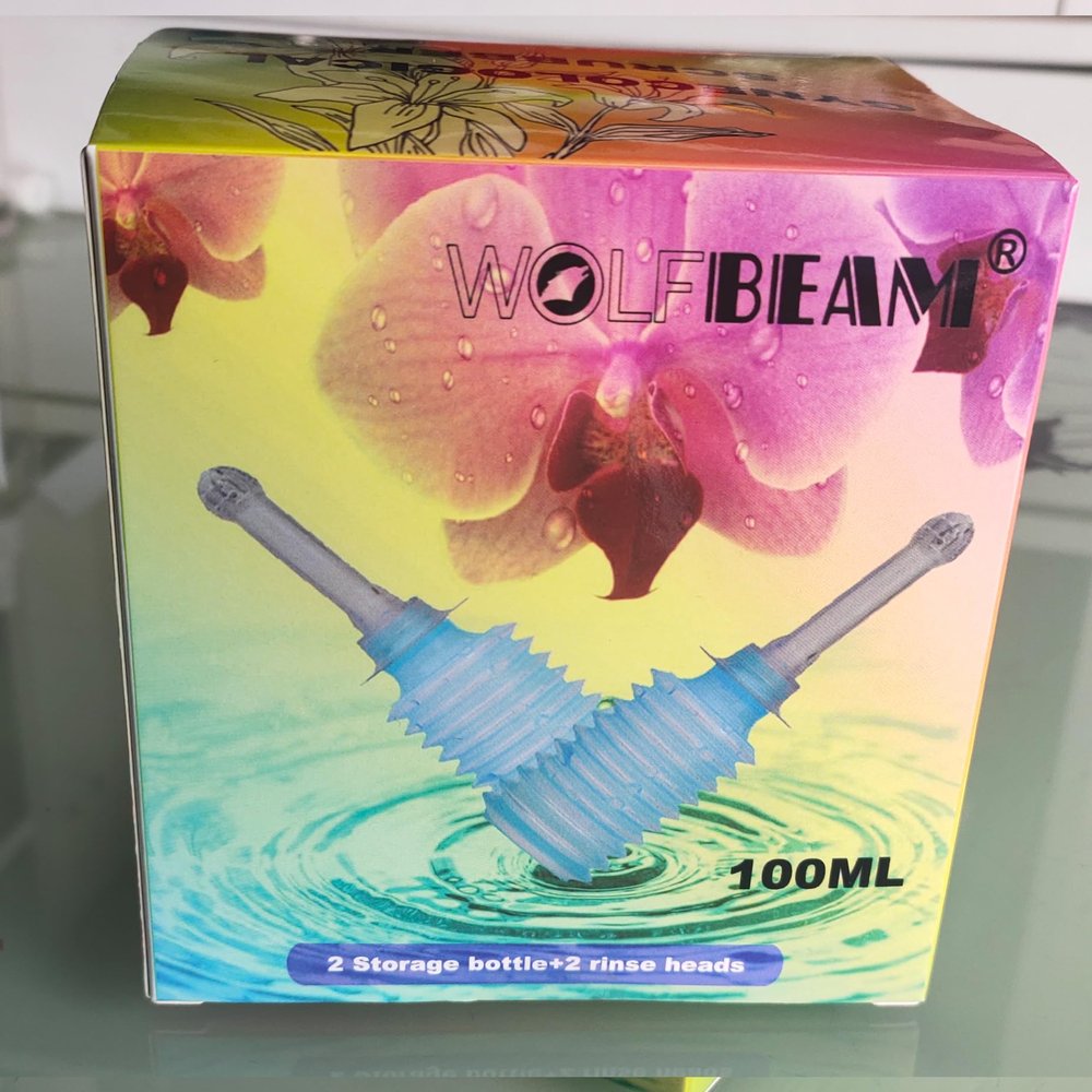 Wolfbeam Female Vagina Cleaner Irrigator Gynaecological Vaginal Flusher Scrubber 2packs (100ml)