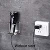 Ghulumn Electric Shaver Holder Wall Mounted Self-Adhesive Stainless Steel Holder Wall Mounted Holder view 2