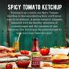 The Foraging Fox Spicy Tomato Ketchup 100% Natural with a Chilli Kick Lower Sugar, Vegan & Gluten Free No Artificial Sweeteners Spicy Gourmet Condiment 6 x 255g Bottles view 3