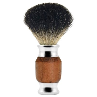 Ghulumn 1Pcs Pure Hair Beard Brush Men's Shaving Brush with Wooden Handle Supply Various Hair Razors