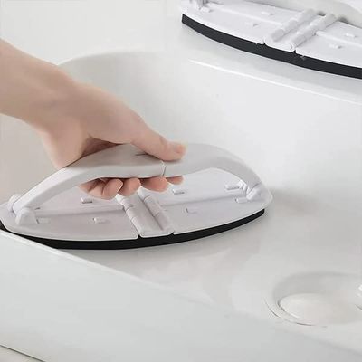 Folding Sponge Cleaning Brush,Bathtub Pool Multipurpose Brush with Handle for Kitchen Bathroom Wall Tile Bathtub