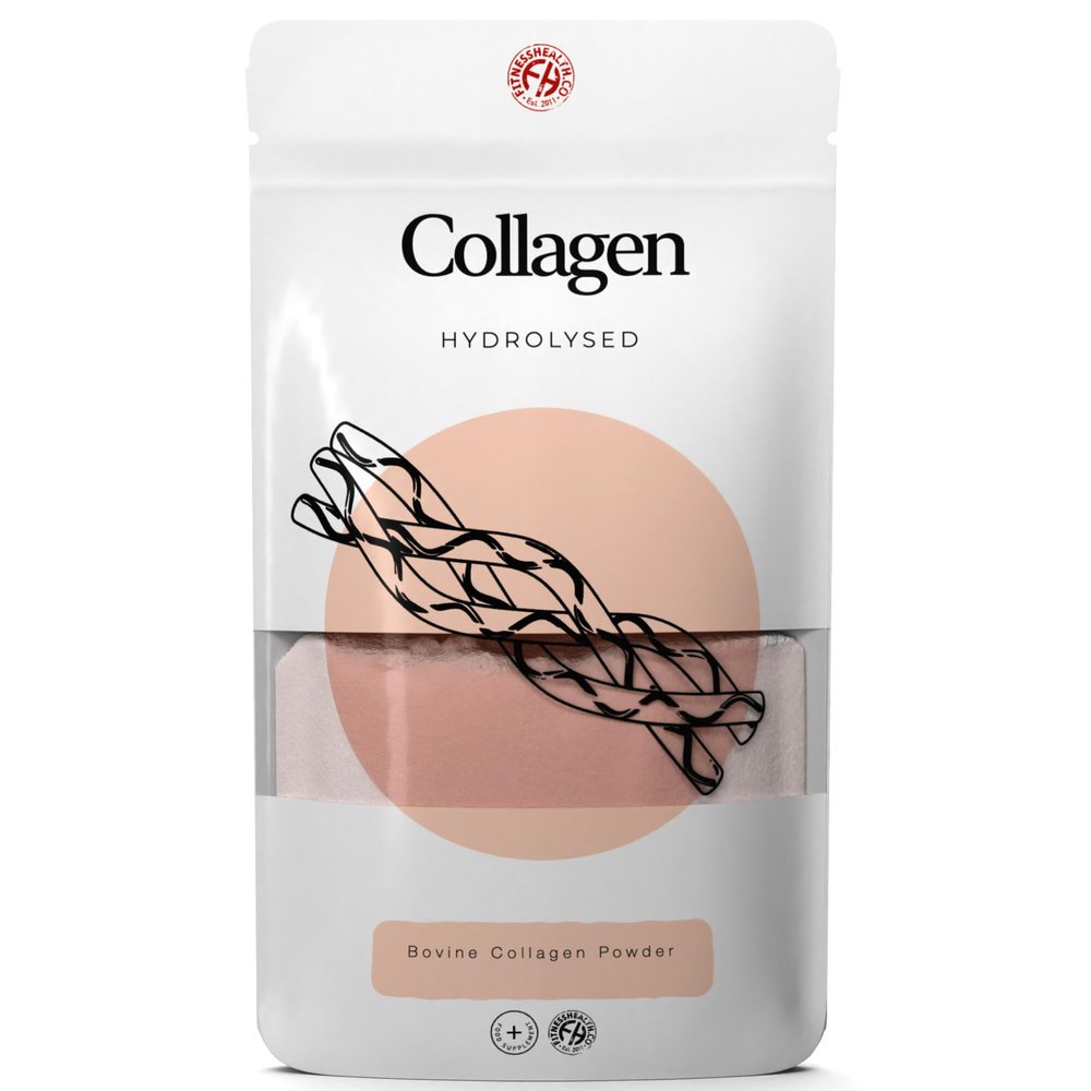 Fitness Health Bovine Collagen Powder - Youthful Looking Skin - Bovine Collagen Hydrolysed - Boost Health - Supplement for Skin