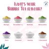 BOBA BAR Milky Blast Milk Bubble Tea Kit (Serves 8 x 500 Ml Drinks) - Includes a Variety of Milk Tea Flavors, Popping Boba and Jelly Toppings | Gluten-Free | Contains Tapioca Pearls and Tea Bags view 3
