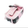 caseroxx Leather-Case with belt clip compatible with Freestyle Libre 1/2 / 3 / Insulinx / 14 Day made from genuine leather, Pouch with belt clip and viewing window in pink view 4