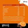Warrior Raw Protein Bars  20g Protein Per Bar  High Protein Snack Bars Multipack (12 or 24 Bars, 75g Each)  Low Sugar, High Fibre Breakfast & Meal Replacement Bar  Chocolate Orange Flapjack view 2