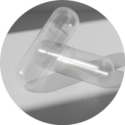 DR T&T Acid Resistant delay Release Vegetarian Based DRcaps Capsules Capsule size00 Size 00 Clear (100)