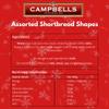Snowmen Shortbread Tin (Assorted Shapes Shortbread) - 150g view 2