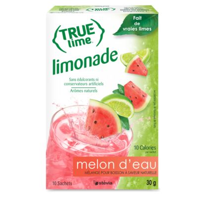 True Lemon Watermelon Limeade Drink Mix, 10 Packets