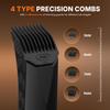 Body Hair Trimmer for Men - Rechargeable Trimmer for Mens with Ceramic Blade, Wet & Dry Mens Ball Trimmer with Standing Recharge Dock, Cordless Groin Hair Trimmer for Men view 4
