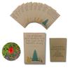 Christmas Wildflower Seed Packets (Pack of 10)  Eco Friendly Stocking Fillers & Table Favours  Bee Friendly UK Wildflower Seeds  Sustainable Gifts for Nature Lovers, Gardeners & Guests view 2