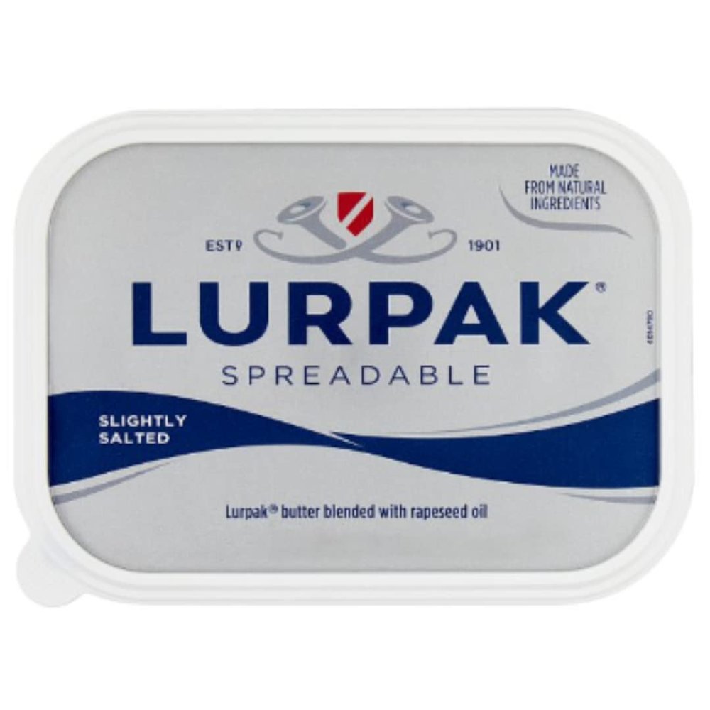 Lurpak Slightly Salted Spreadable Blend of Butter and Rapeseed Oil 250 x 12