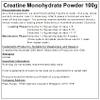 Creatine Monohydrate Powder 100g | Pure | Micronised view 2
