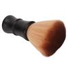Beard Foam Brush Skin Friendly Comfort Grip Compact Size Fluffy Men Beard Foam Brush Wood Handle for Home Use (Black) view 4
