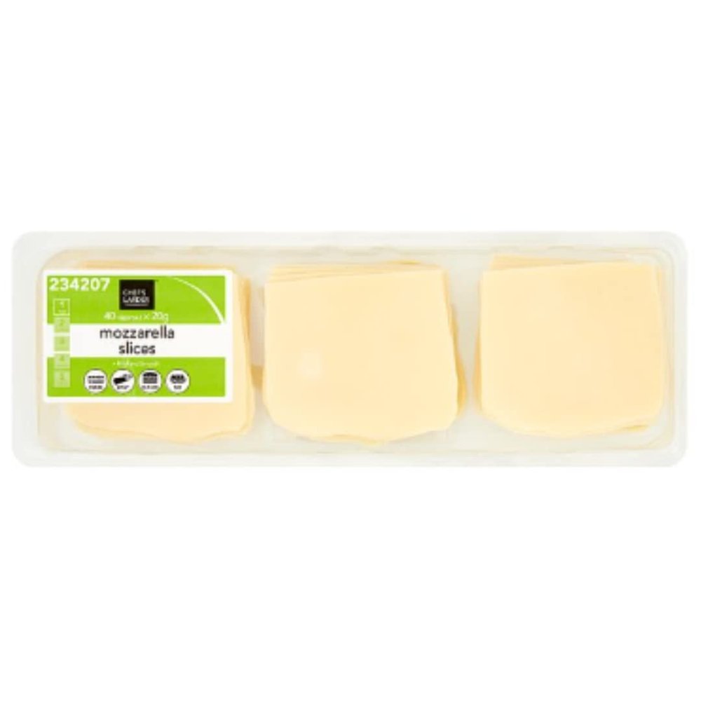 Chef's Larder Mozzarella Slices 800g x 1