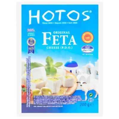 HOTOS Original Feta Cheese (P.D.O.) 200g x 12