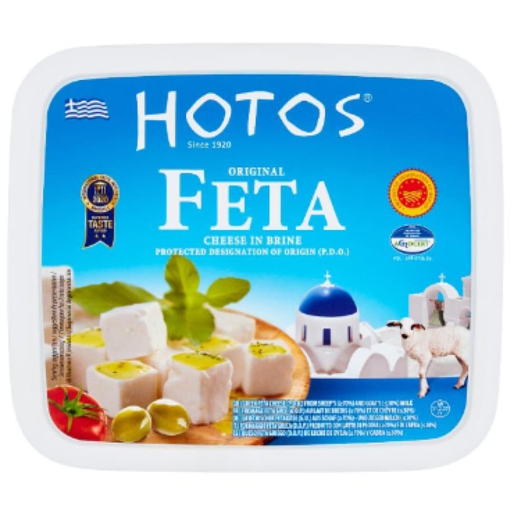 Hotos Original Feta Cubes Cheese in Brine 1.5kg x 1