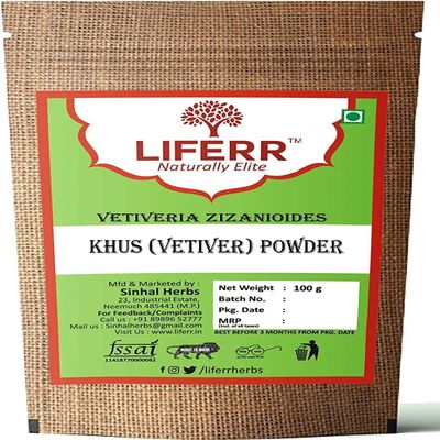 CROW LIFERR Vetiver Powder | Khus Root Powder | Vetiveria Zizanioides Powder | Khuskhus | Ramachham | | 200g