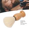 2PCS ShaveBrush Wooden Handle Men ShaveFoam Brush Beard Cleaning Brush for Travel Home Use view 3