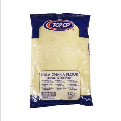 Top op Kala Chana Flour 1Kg (Pack of 1) - Ideal for Traditional Sweets and Savouries - Black Chickpea Flour