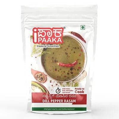 iPaaka Dill Pepper Rasam - 200g | Freshly Ground Instant Mix with Nutrition Rich Dill | Instant Soup | Preservative Free, Healthy | Just Like Home Made