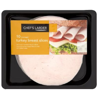 Chef's Larder 10 (Average) Turkey Breast Slices 500g x 1