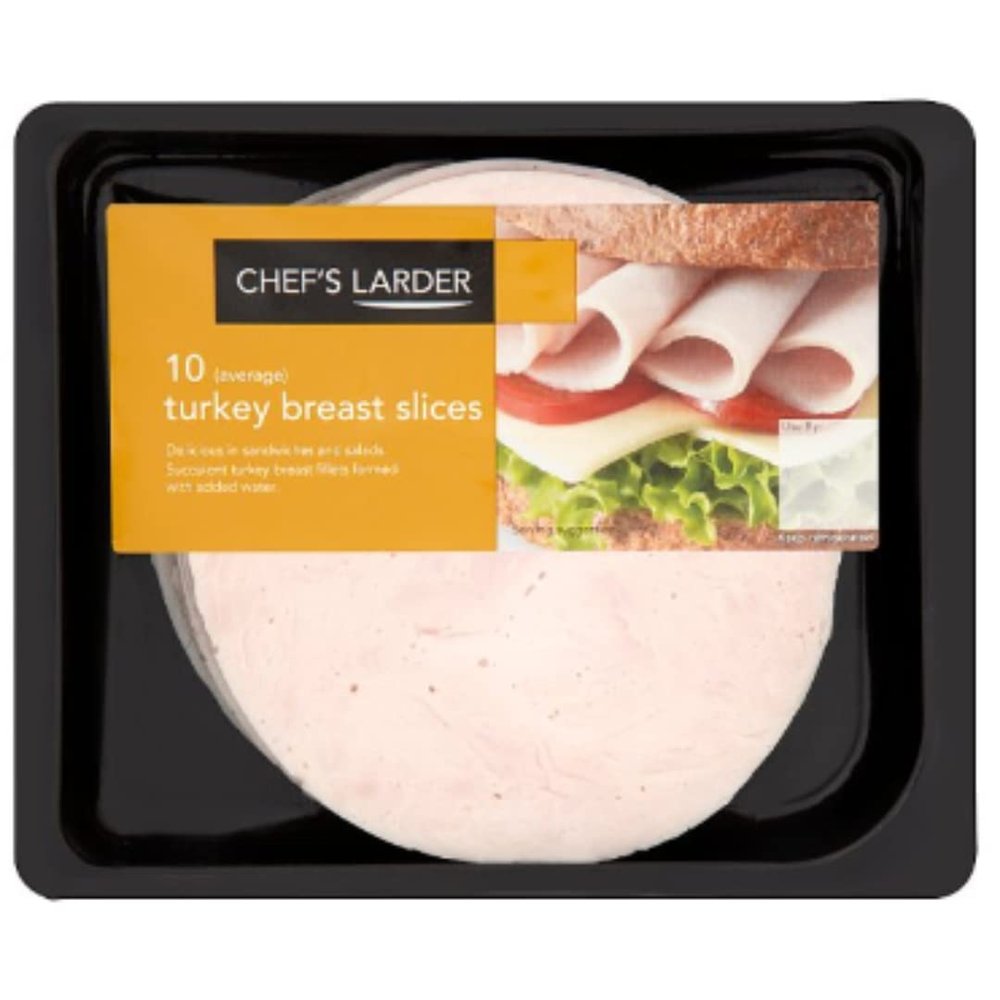 Chef's Larder 10 (Average) Turkey Breast Slices 500g x 1