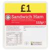 Euro Shopper Sandwich Ham 112g x 8  Pre-Sliced Cooked Ham | Ready-to-Eat Cold Cuts for Sandwiches, Snacks & Lunches | Convenient Pack of 8, Premium Deli Meat view 1