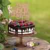 1 Pack Happy 60th Birthday Cake Topper Rose Gold Glitter 60 & Fabulous Cheers to 60 Years Old 60th Birthday Cake Pick for Celebrating 60th Birthday Anniversary Party Cake Decorations Supplies view 4