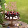 1 Pack Happy 21st Birthday Cake Topper - Rose Gold Glitter '21 & Fabulous' - Cheers to 21 Years Old Cake Pick for Celebrating Anniversary Party Decorations Supplies view 4