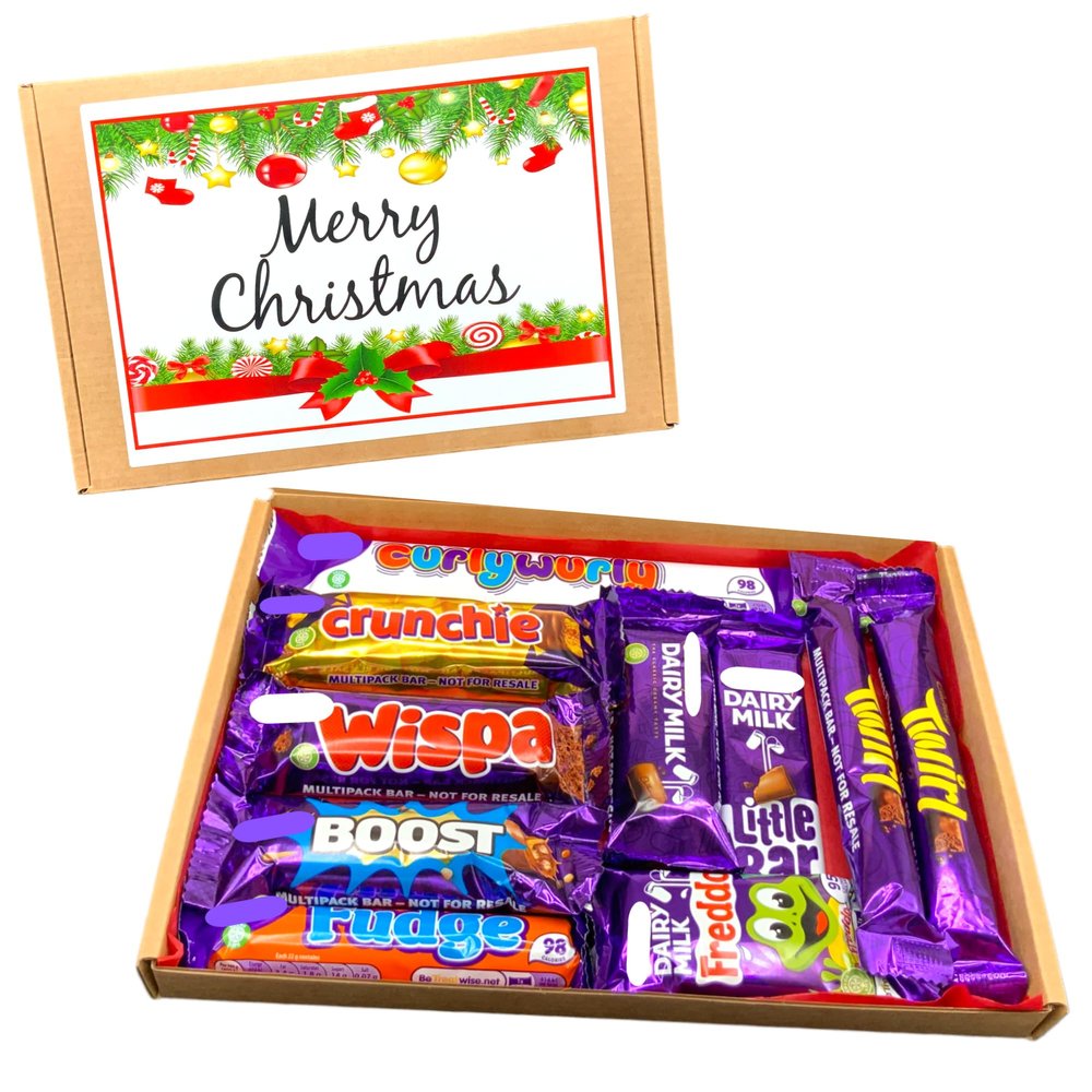 CHRISTMAS Chocolate Hamper, Medium Chocolate Box, Sweet Hamper, Gift for Christmas, Present For All
