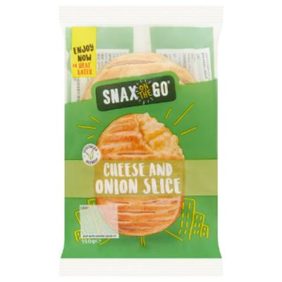 Snax on The Go Cheese and Onion Slice 150g x 6