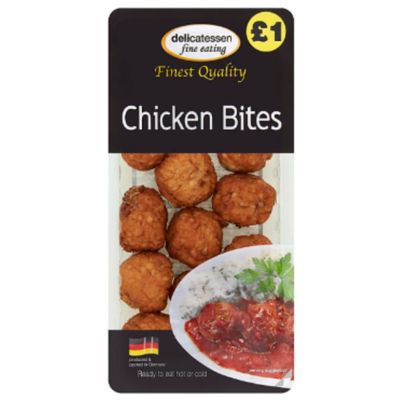 Delicatessen Fine Eating Chicken Bites 200g x 8  Crispy, Ready-to-Cook Gourmet Chicken Snacks