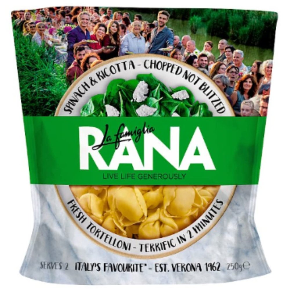 La Famiglia Rana Spinach & Ricotta Fresh Tortelloni 250g x 6
